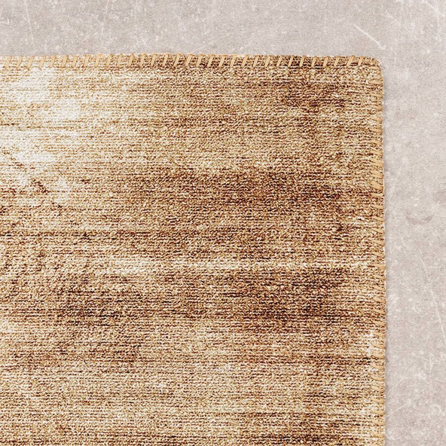 Fraai Modern vloerkleed Strong Goud 200x290cm
