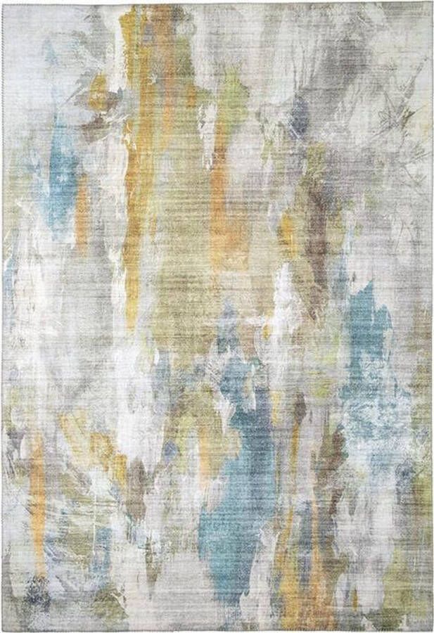 Fraai Modern vloerkleed Strong Paint Multicolor 80x150cm