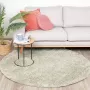 Fraai Rond hoogpolig vloerkleed Lofty Mint Ø 200cm - Thumbnail 1