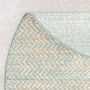 Fraai Rond modern buitenkleed Playa Aztec Groen Ø 240cm - Thumbnail 2