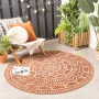 Fraai Rond modern buitenkleed Porto Aztec Terra Ø 160cm - Thumbnail 2