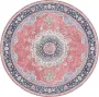 Fraai Rond vintage vloerkleed Lily Medaillon Rood Roze Ø 160cm - Thumbnail 2