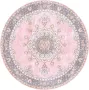 Fraai Rond vintage vloerkleed Lily Medaillon Roze Ø 200cm - Thumbnail 2