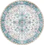 Fraai Rond vintage vloerkleed Lily Oriental Blauw Roze Ø 160cm - Thumbnail 1