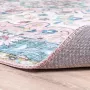 Fraai Rond vintage vloerkleed Lily Oriental Blauw Roze Ø 200cm - Thumbnail 2