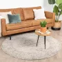 Fraai Rond vintage vloerkleed – Spring Ethnic Creme Groen Ø 240cm - Thumbnail 2
