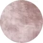 Fraai Rond wasbaar viscose vloerkleed Vive Oudroze Ø 120cm - Thumbnail 1