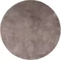 Fraai Rond wasbaar viscose vloerkleed Vive Taupe Ø 160cm - Thumbnail 2
