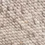 Fraai Rond wollen vloerkleed Feline Bruin Gemeleerd Ø 100cm - Thumbnail 1