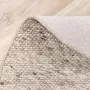 Fraai Rond wollen vloerkleed Feline Bruin Gemeleerd Ø 140cm - Thumbnail 1