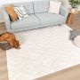 Fraai Scandinavisch vloerkleed Lova Diamond Crème 200x290cm - Thumbnail 2