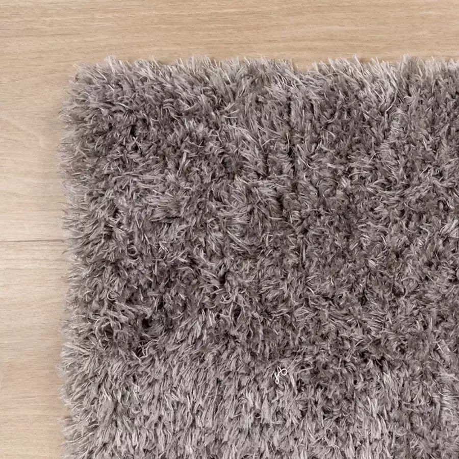 Fraai Shaggy vloerkleed Blaze Grijs 240x330cm