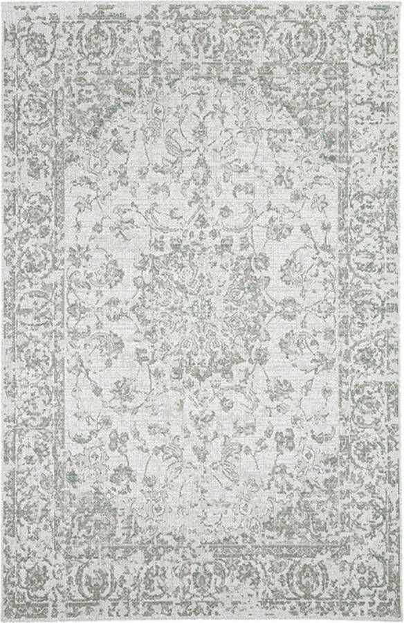 Fraai Vintage buitenkleed Victoria Oriental Groen 200x290cm