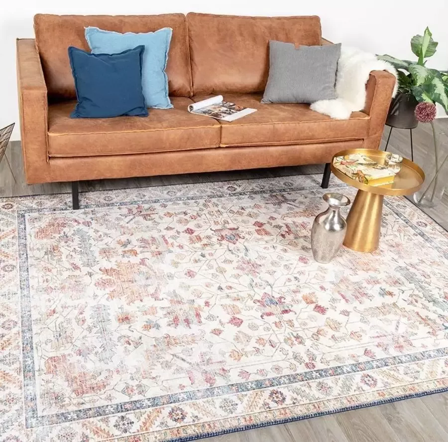 Fraai Vintage vloerkleed Azara Persia Lichtblauw 200x290cm