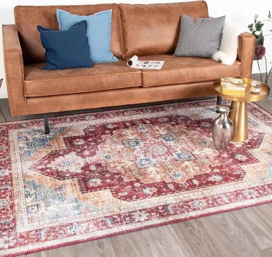 Fraai Vintage vloerkleed Azara Rood 200x290cm