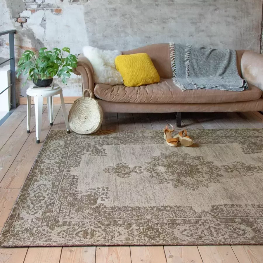Fraai Vintage vloerkleed Dreams Taupe 240x340cm