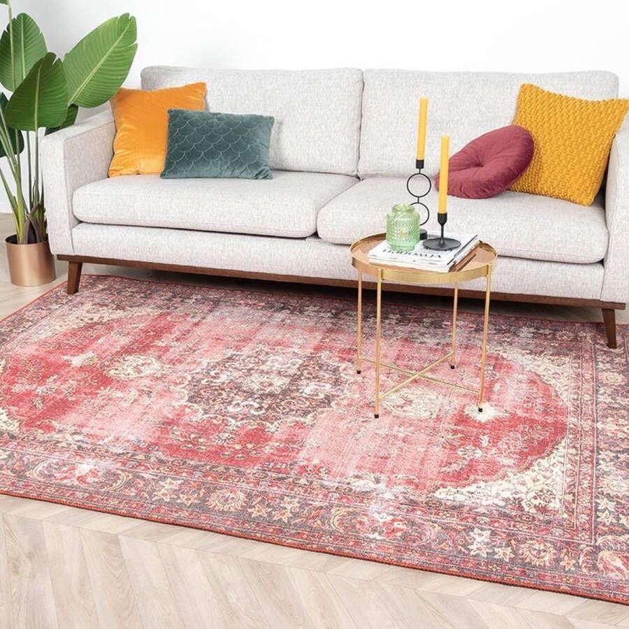 Fraai Vintage Vloerkleed Estate Medaillon Rustiek 115x170cm