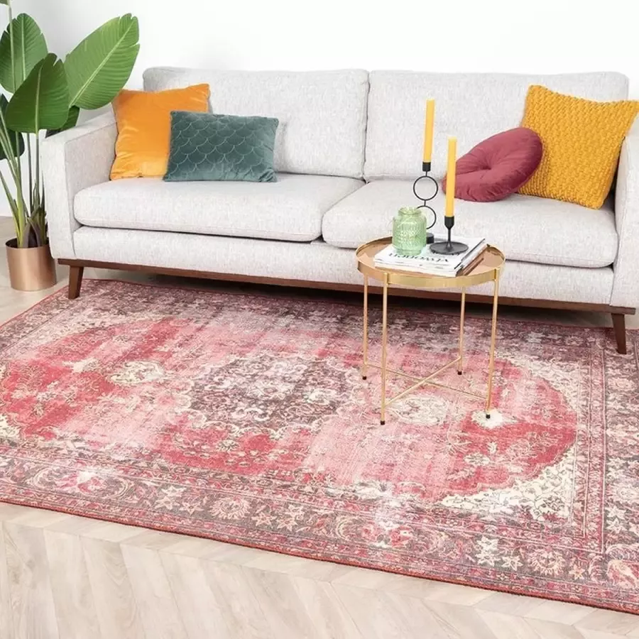 Fraai Vintage Vloerkleed Estate Medaillon Rustiek 190x290cm