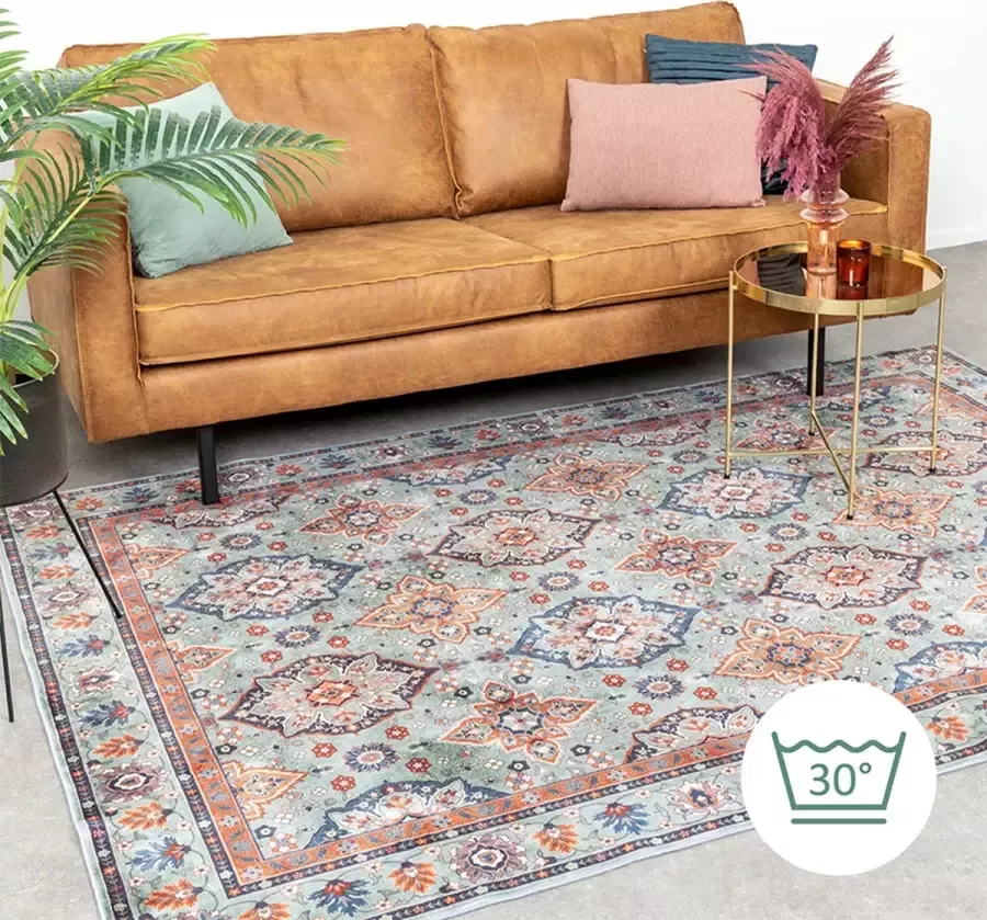 Fraai Vintage vloerkleed Imagine Oriental Groen 200x290cm