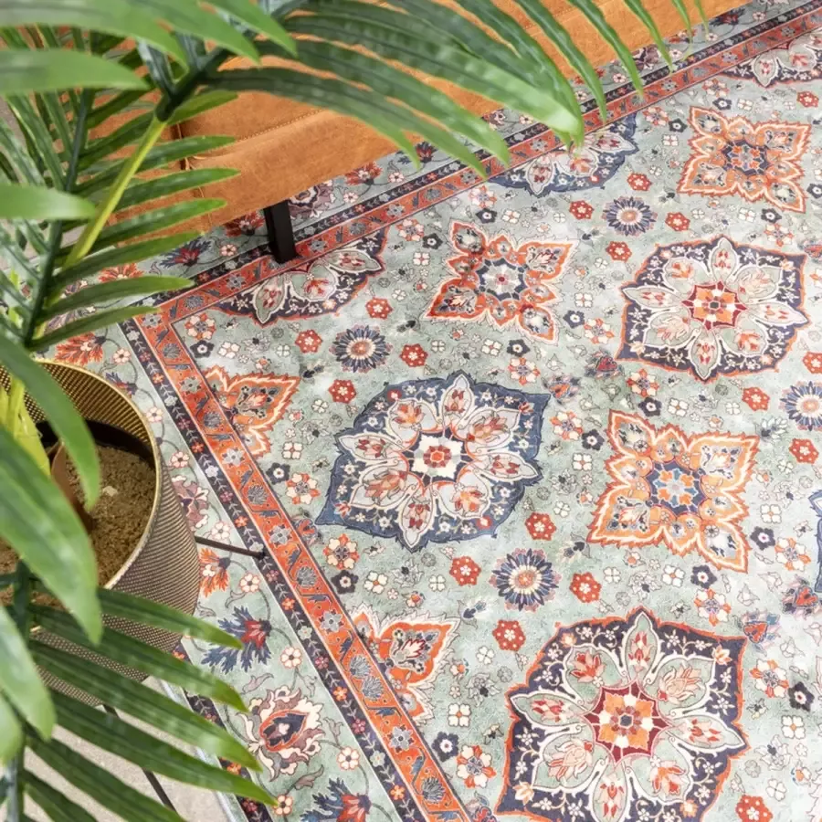 Fraai Vintage vloerkleed Imagine Oriental Groen 80x150cm