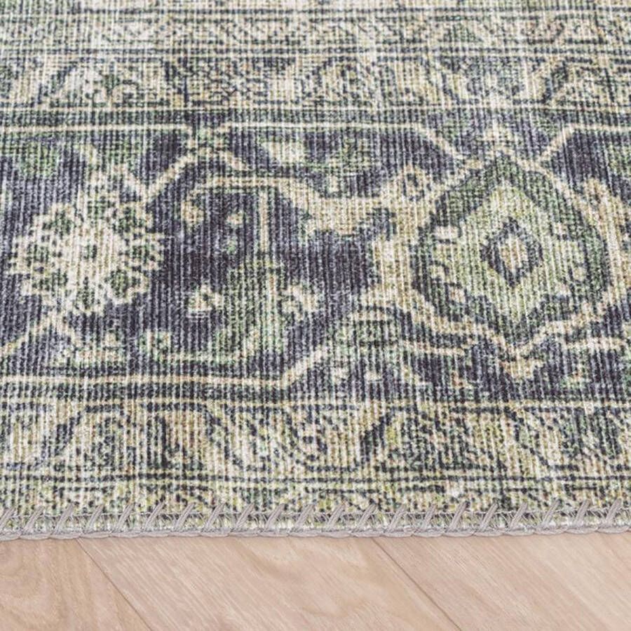 Fraai Vintage vloerkleed Lugan Groen 140x200cm