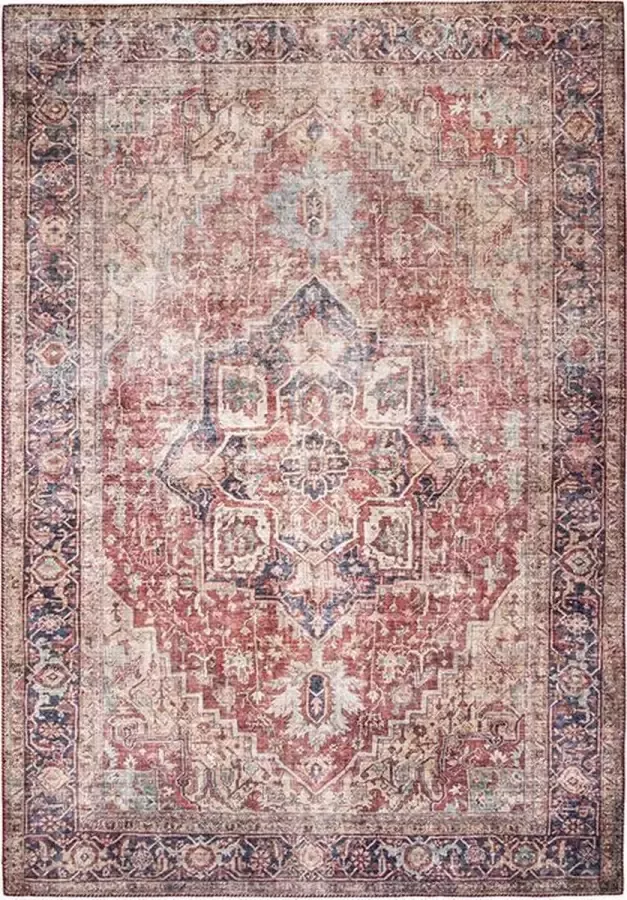 Fraai Vintage vloerkleed Lugan Rood 200x290cm