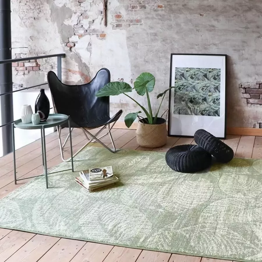 Fraai Vintage vloerkleed Wonder Leaves groen 185x275cm