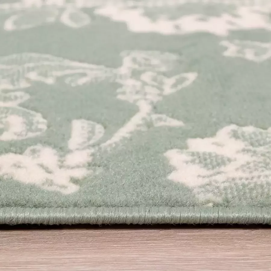 Fraai Vintage vloerkleed Wonder Patchwork Groen 140x190cm