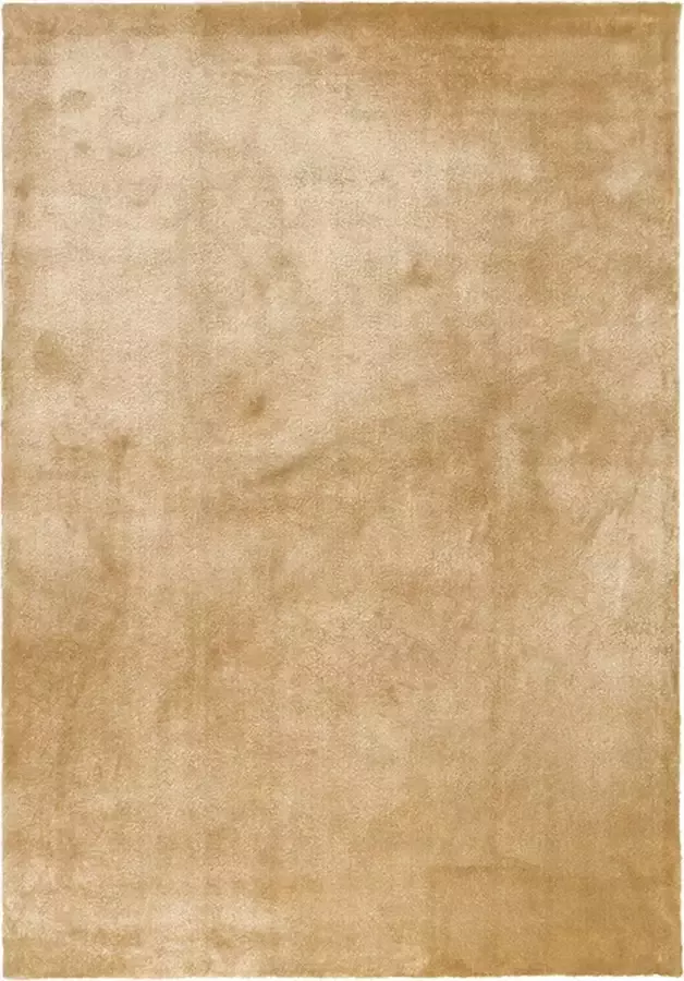 Fraai Wasbaar viscose vloerkleed Vive Goud 240x340cm