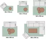 Fraai Wasbaar viscose vloerkleed Vive Taupe 140x200cm - Thumbnail 1