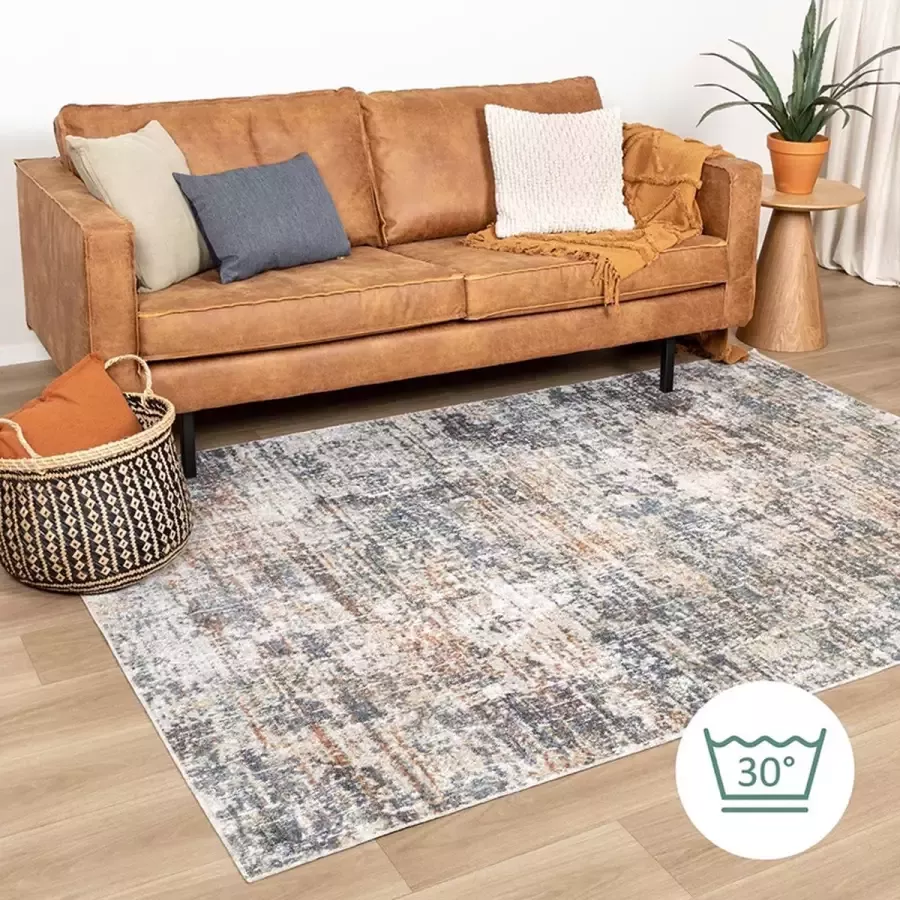Fraai Wasbaar vloerkleed Nova Abstract Multicolor 280x380cm