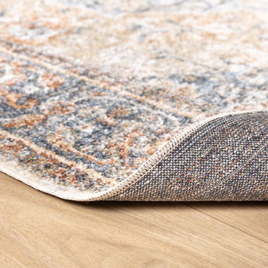 Fraai Wasbaar vloerkleed Nova Medaillon Rustiek 80x150cm