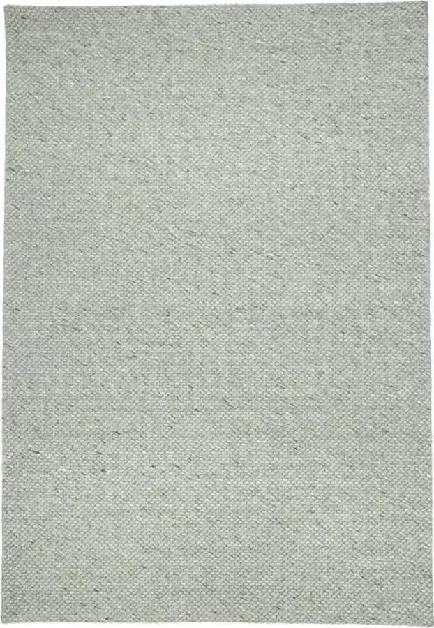 Fraai Wollen vloerkleed Melange Mint 160x230cm