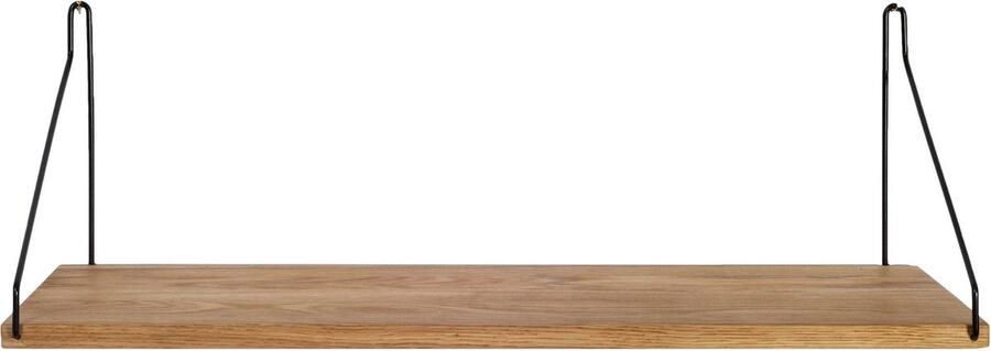 Frama Shelf Wandplank 60x20 Naturel zwart