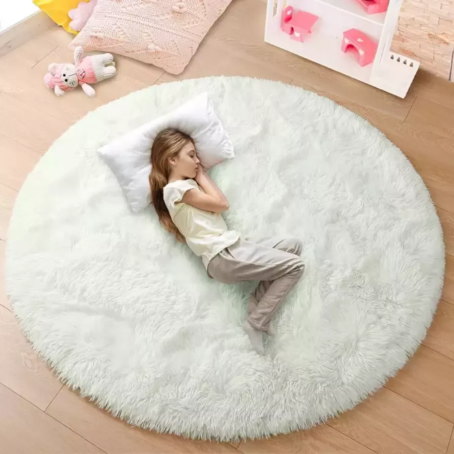 Fred. Vloerkleed Fluffy Kinderkamer Woonkamer Slaapkamer Non Slip