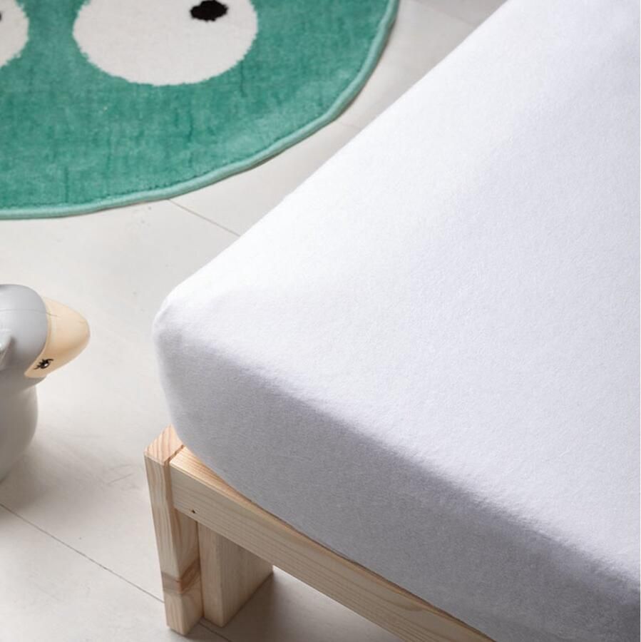 Fresh&Co Kids Hoeslaken Ledikant 60x120 Grijs 100% Katoen Kinderbed Hoeslaken