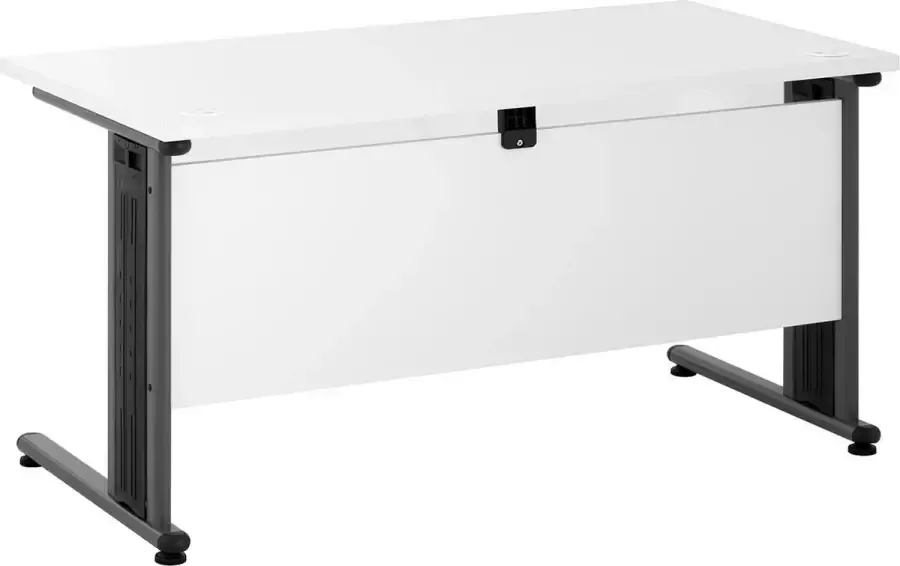 Fromm & Starck Bureau 140 x 73 5 cm wit grijs