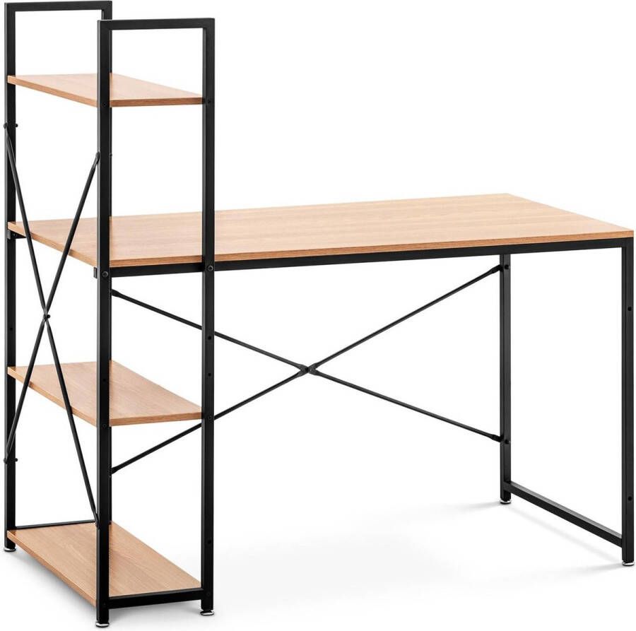 Fromm & Starck Bureau met planken 120 x 60 cm 100 kg + 3 x 20 kg