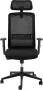 Fromm & Starck Bureaustoel mesh rugleuning hoofdsteun 50 x 61 cm zitting tot 150 kg zwart blauw grijs - Thumbnail 2