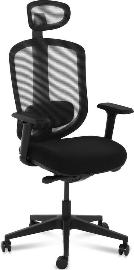 Fromm & Starck Bureaustoel netrug hoofdsteun en lendensteun 150 kg