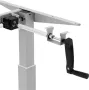 Fromm & Starck zit sta bureau frame handmatig 70 kg grijs - Thumbnail 2