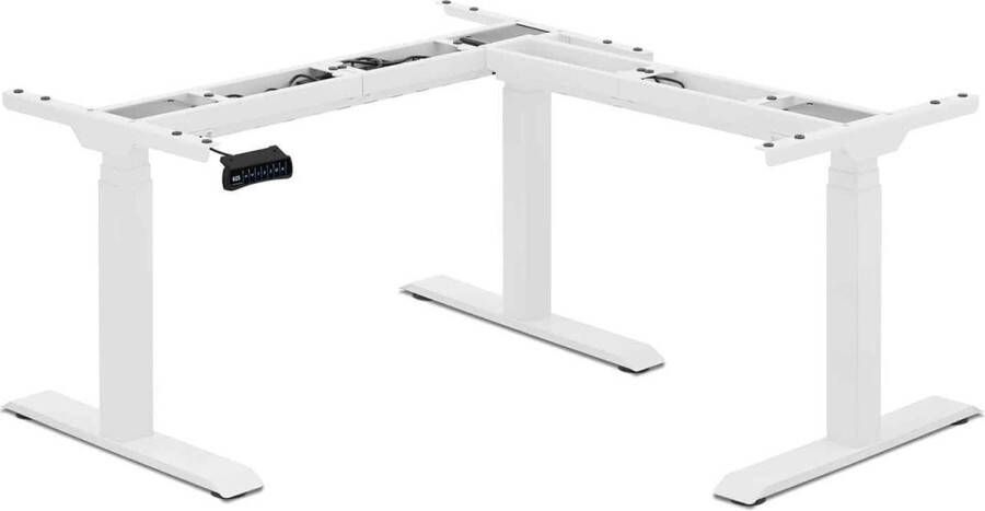 Fromm & Starck hoekbureau frame Hoogte: 58 123 cm Breedte: 90 150 cm (links) 110 190 cm (rechts)