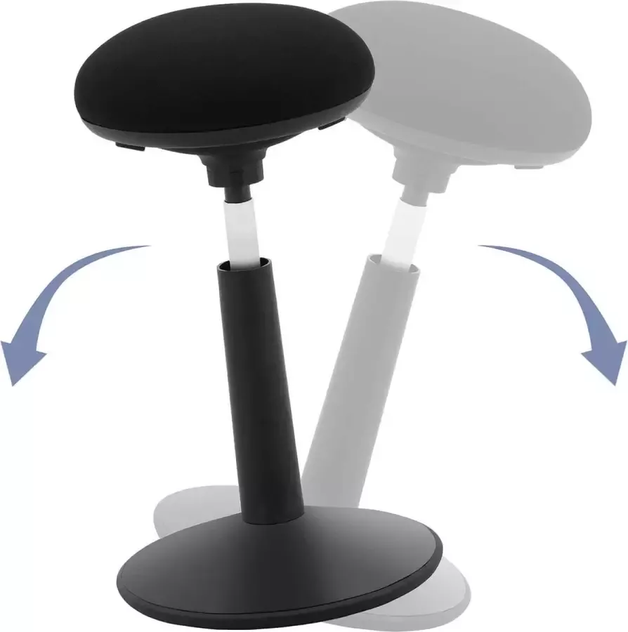 Fromm & Starck Wobble Kruk Staal Multiplex Nylon tot 100 kg Zwart - Foto 2