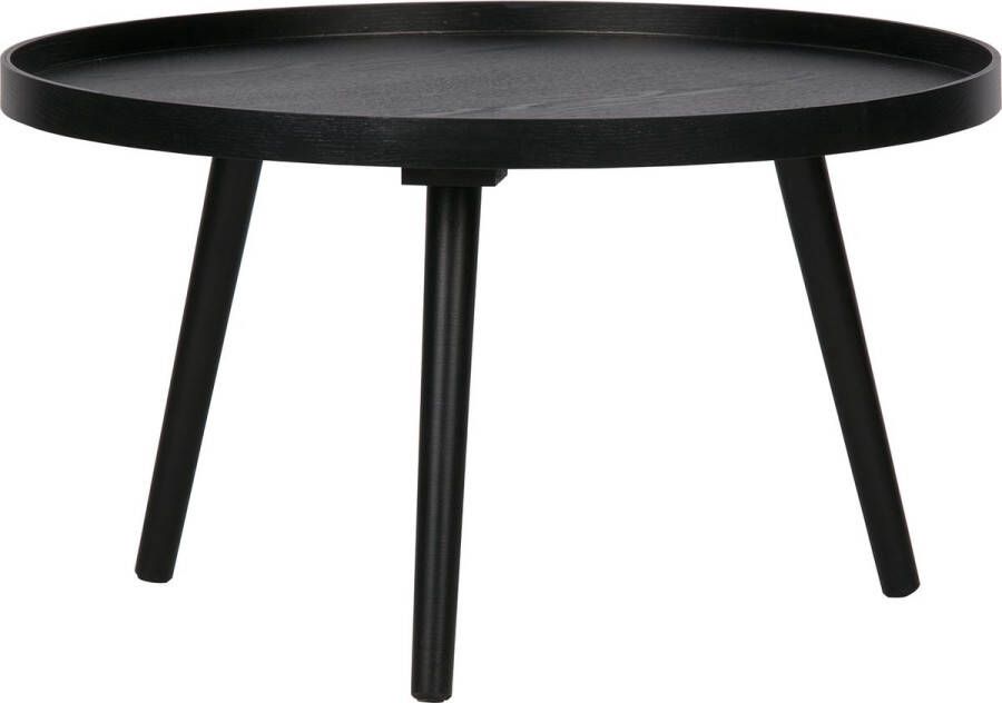 Froyak Rond zwart Salontafel- Hout MDF Ø 55 x 40 cm