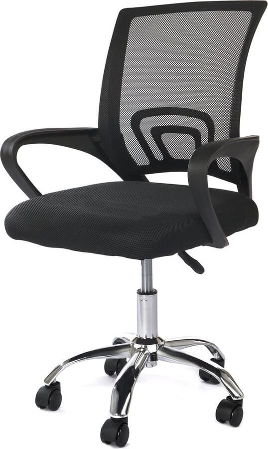 FUNFIT HOME&OFFICE Ergonomische Bureaustoel Verstelbaar Mesh Zwart Viking Choice