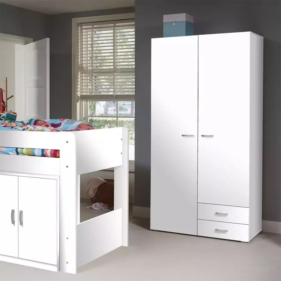 Funky Kledingkast Wit