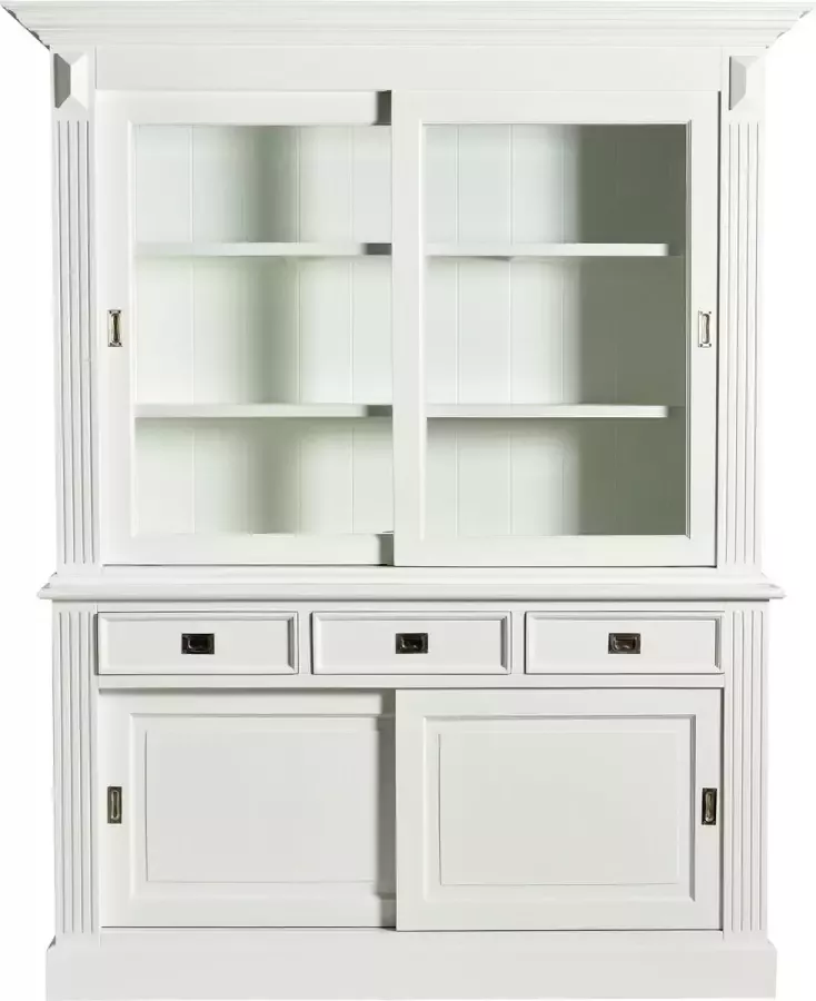 Furn4All Buffetkast Feline Medium 180 Cm Hout Wit Actieprijs: Van 1649 Nu Voor 1049 -! Wit 220 x 180 x 40 50 cm