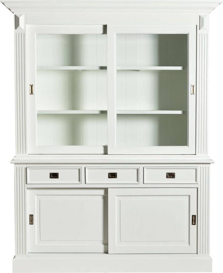 Furn4All Buffetkast Feline Medium 180 Cm Hout Wit Actieprijs: Van 1649 Nu Voor 1049 -! Wit 220 x 180 x 40 50 cm