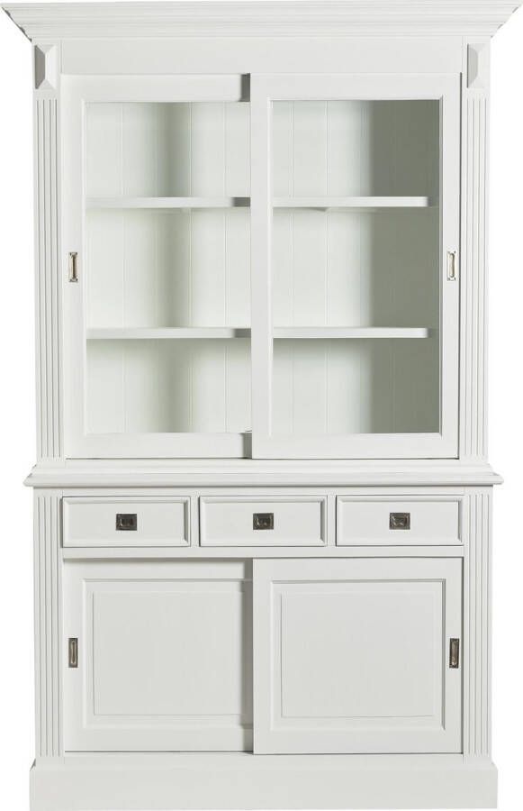 Furn4All Buffetkast Wit Feline Small 150 Cm Hout Wit Actieprijs: Van 1399 Nu Voor 949 -! Wit 220 x 150 x 40 50 cm