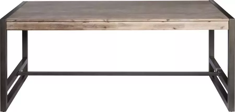 Furn4All Eettafel Bruce 200 X 90 Cm Acaciahout Grijsbruin Actieprijs: Van 549 Nu Voor 399 -! Grijsbruin 79 x 200 x 90 cm